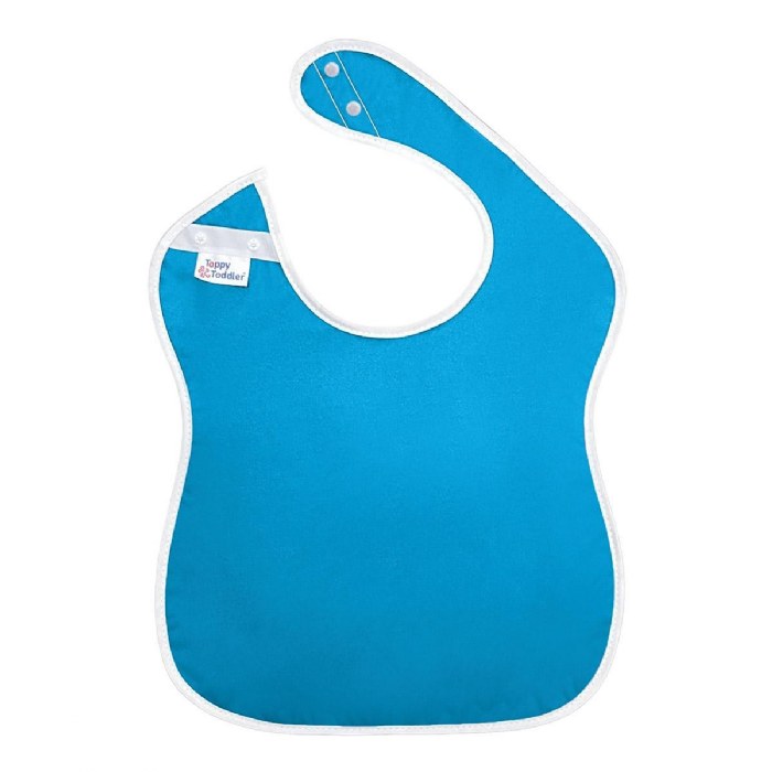 Alternate Image #1 of Side Snap Vinyl Bib Set of 6