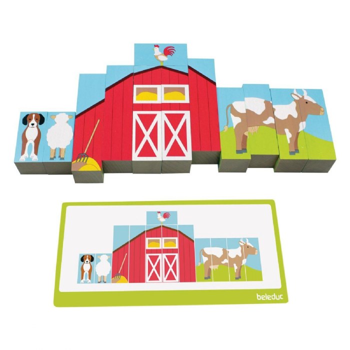 Primary Image of Farm Wooden Block Puzzle