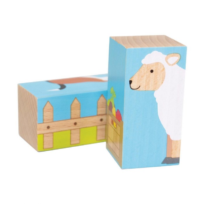 Alternate Image #1 of Farm Wooden Block Puzzle