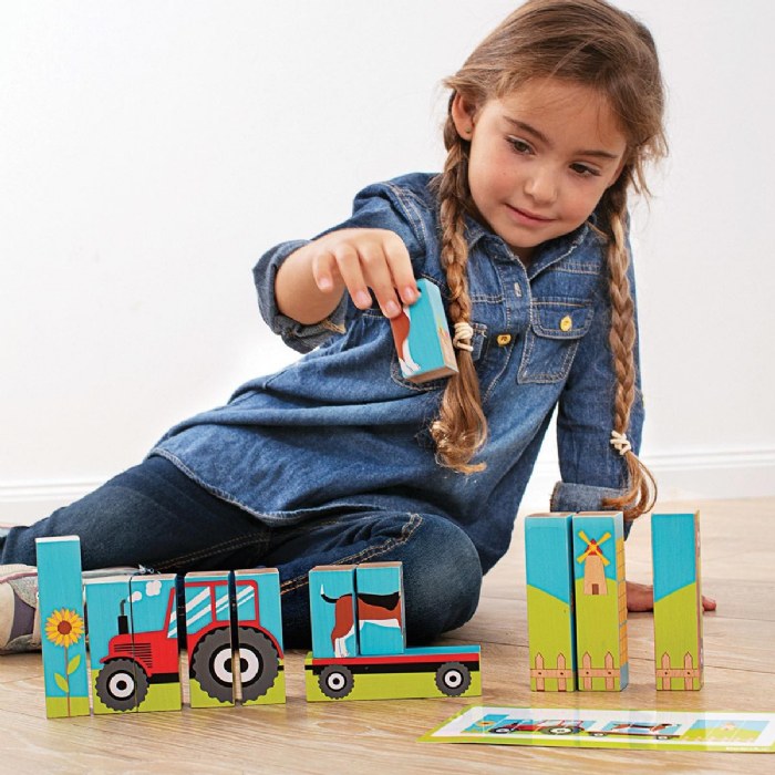 Alternate Image #1 of Farm Wooden Block Puzzle