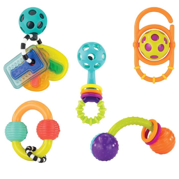 Primary Image of Baby's Shake, Rattle, & Chew - 5 Piece Set
