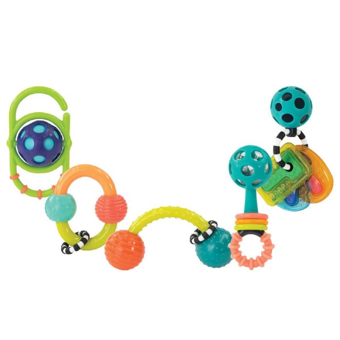 Alternate Image #1 of Baby's Shake, Rattle, & Chew - 5 Piece Set