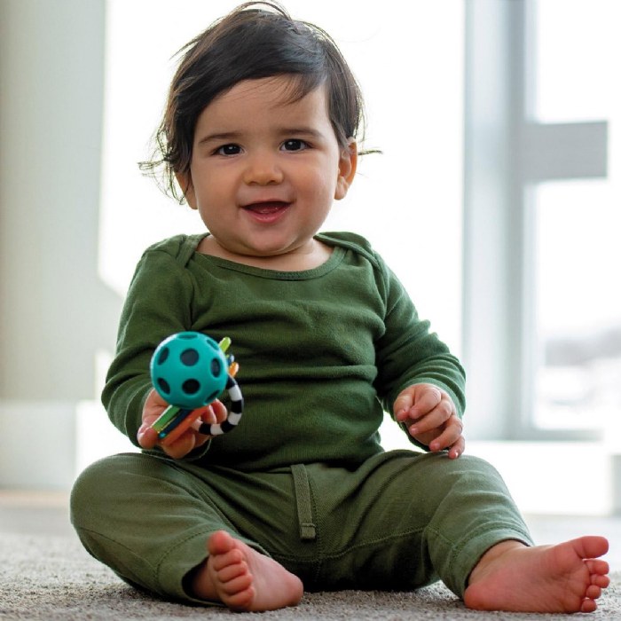 Alternate Image #1 of Baby's Shake, Rattle, & Chew - 5 Piece Set