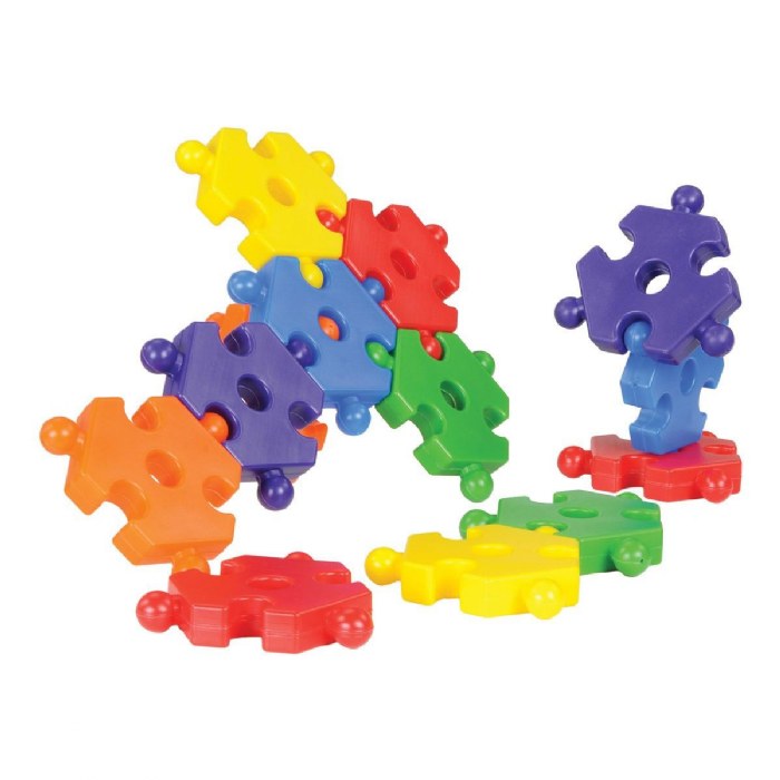 Primary Image of Jumbo Hexagon Manipulative Set - 48 Pieces
