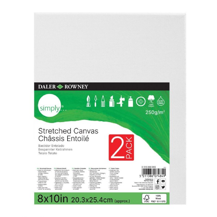 Primary Image of Stretched Canvas 8x10