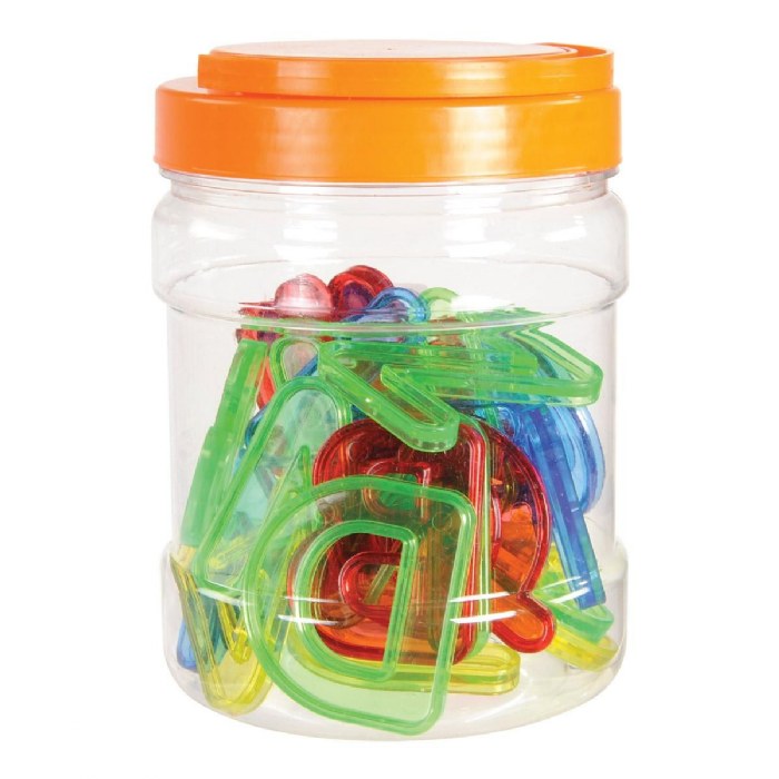 Alternate Image #1 of 2" Translucent Uppercase Letters - 26 Pieces