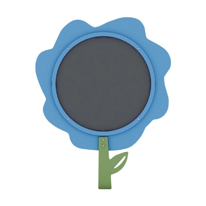 Alternate Image #1 of Fence Easel - Blue Zinnia