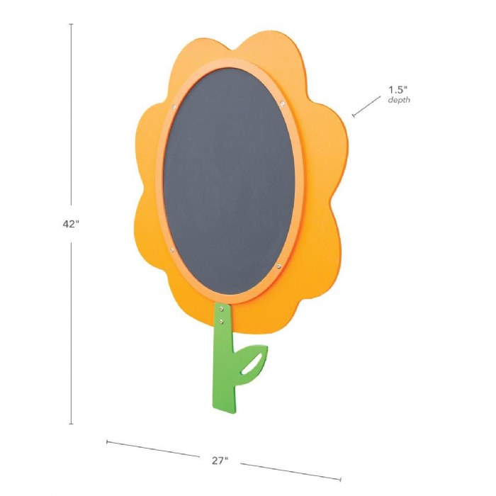 Alternate Image #1 of Fence Easel - Orange Petunia