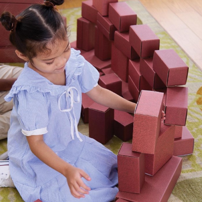 Alternate Image #1 of Jumbo Brick Blocks - 44 Pieces