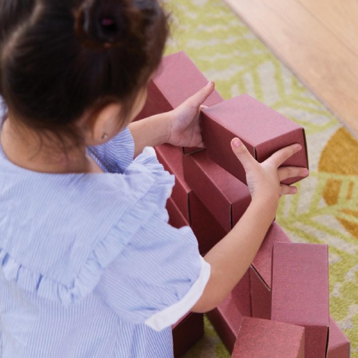 Alternate Image #1 of Jumbo Brick Blocks - 44 Pieces