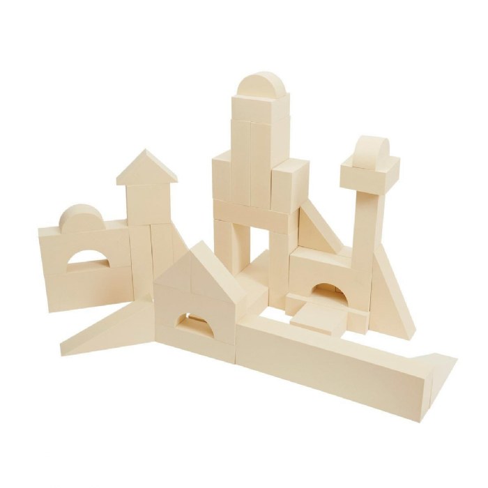 Primary Image of Jumbo Foam Blocks - Natural - 36 Pieces