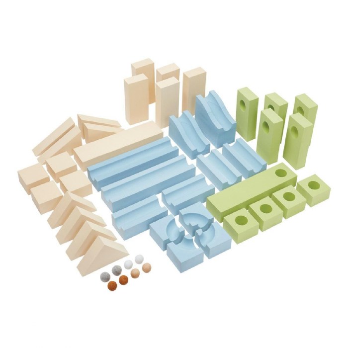 Alternate Image #1 of Ramp and Roll Discovery Blocks - 48 Pieces