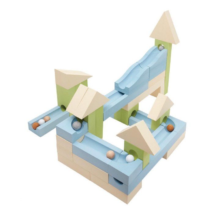 Alternate Image #1 of Ramp and Roll Discovery Blocks - 48 Pieces
