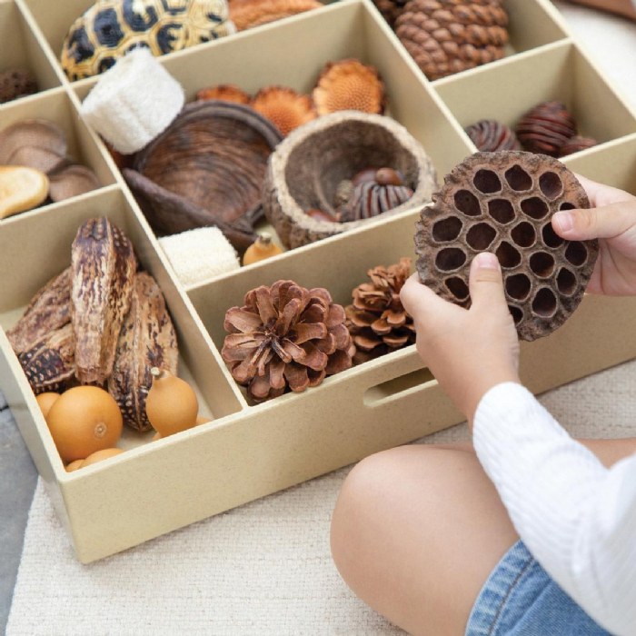 Alternate Image #1 of Loose Parts Stackable Tray - Poly+