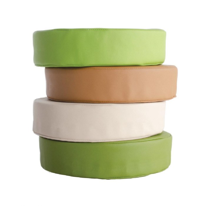 Alternate Image #1 of Washable Wicker Seating Poufs - Set of 4