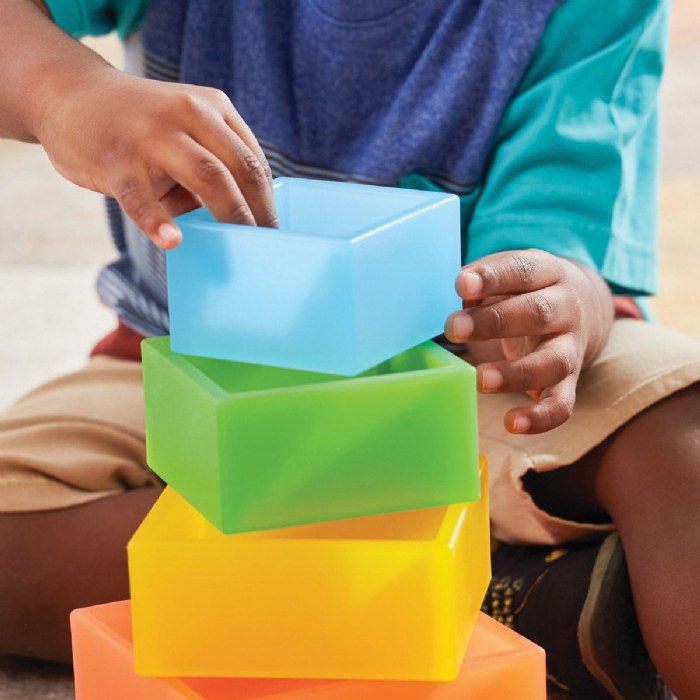 Alternate Image #1 of Discovery Squares - Rainbow - 6 Pieces