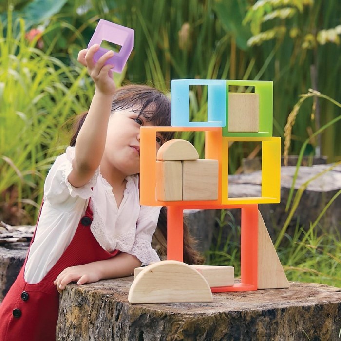 Alternate Image #1 of Discovery Squares - Rainbow - 6 Pieces