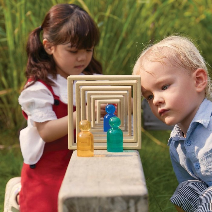 Alternate Image #1 of Discovery Squares - Natural - 6 Pieces