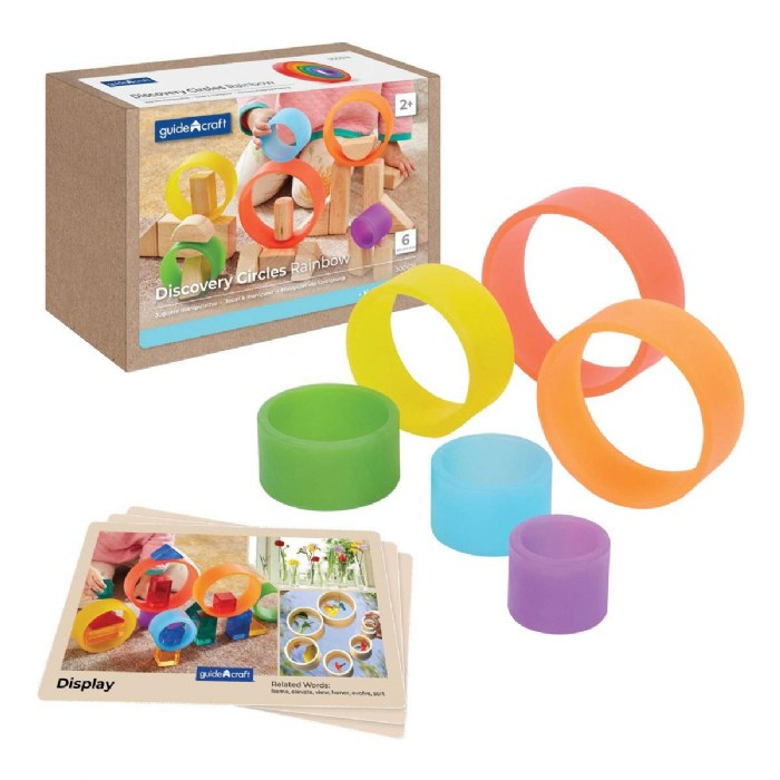 Primary Image of Discovery Circles - Rainbow - 6 Pieces