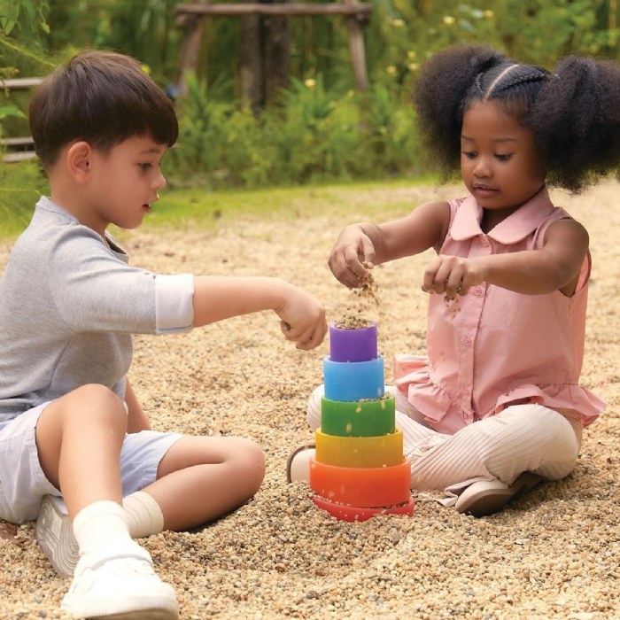 Alternate Image #1 of Discovery Circles - Rainbow - 6 Pieces