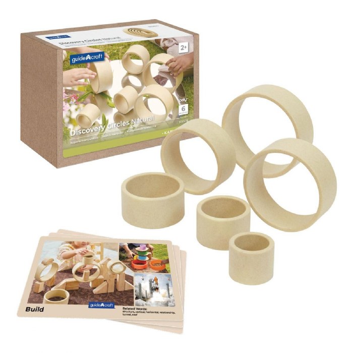 Primary Image of Discovery Circles - Natural - 6 Pieces