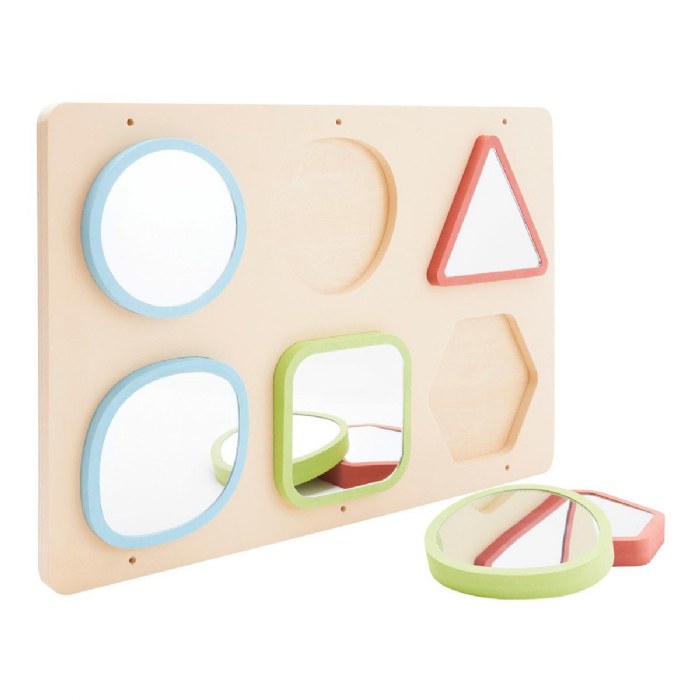 Alternate Image #1 of Wall Mounted Infant Toddler Mirror Set