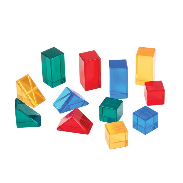 Alternate Image #1 of Light and Color Geo Set - 12 Pieces