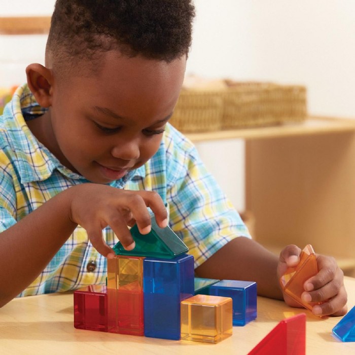 Alternate Image #1 of Light and Color Geo Set - 12 Pieces