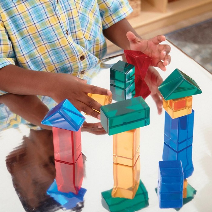 Alternate Image #1 of Light and Color Geo Set - 12 Pieces