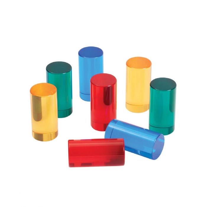Alternate Image #1 of Light and Color Cylinder Set - 8 Pieces