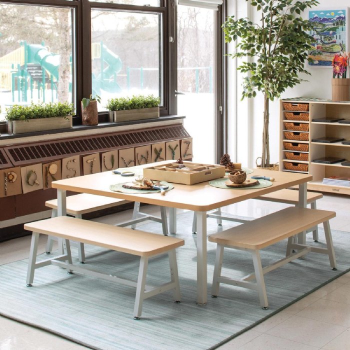 Alternate Image #1 of Sense of Place Square Collaboration Table