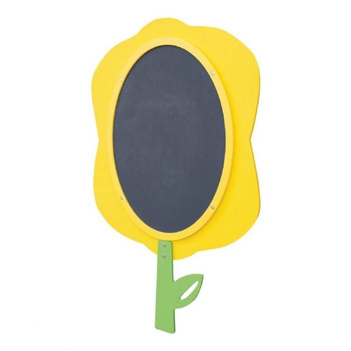 Primary Image of Floral Fence Easel - Yellow Sunflower