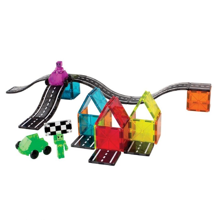 Alternate Image #1 of MAGNA-TILES&reg; Downhill Duo - 40 Piece Set