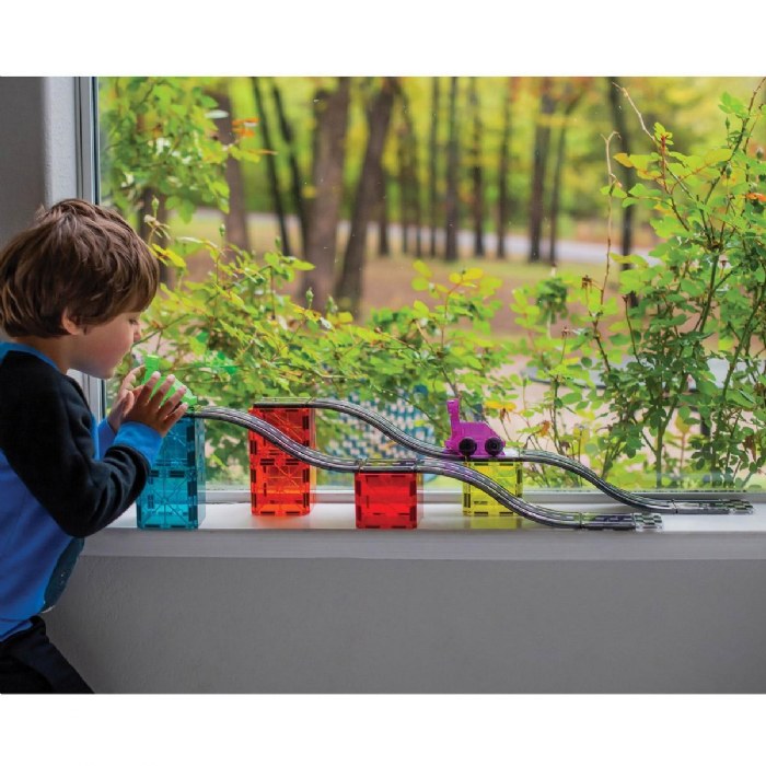 Alternate Image #1 of MAGNA-TILES&reg; Downhill Duo - 40 Piece Set