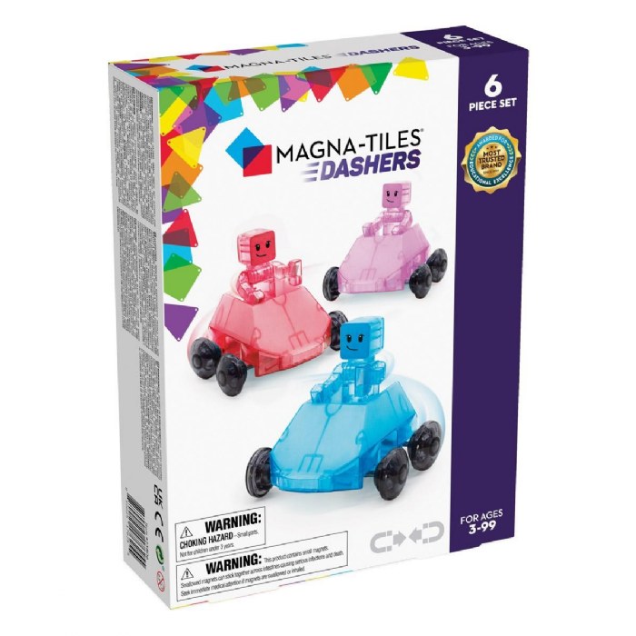 Alternate Image #1 of MAGNA-TILES&reg;F Dashers - 6 Piece Set