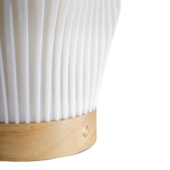 Alternate Image #1 of Spiral Swirl Cordless Lamp