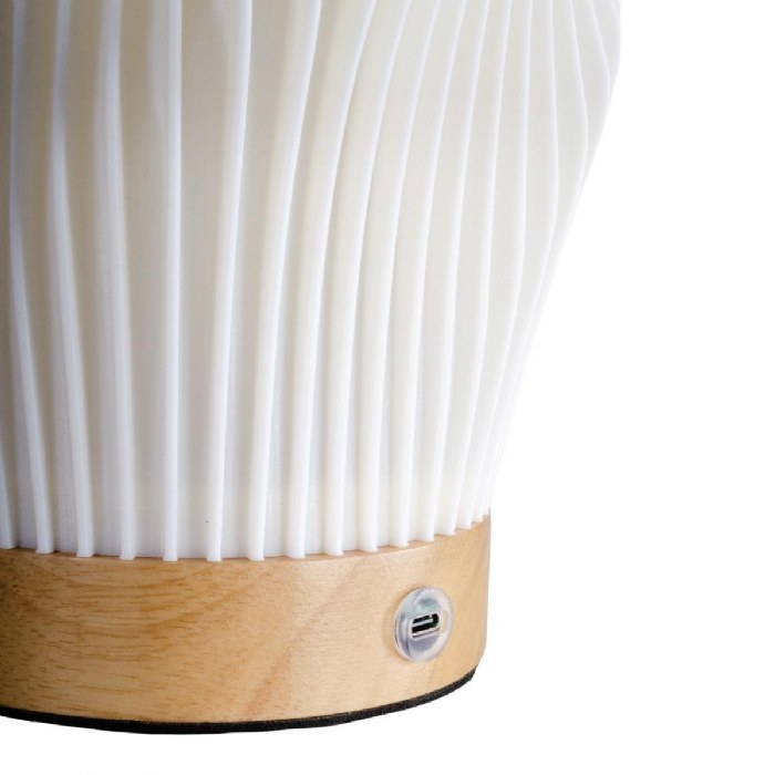 Alternate Image #1 of Spiral Swirl Cordless Lamp