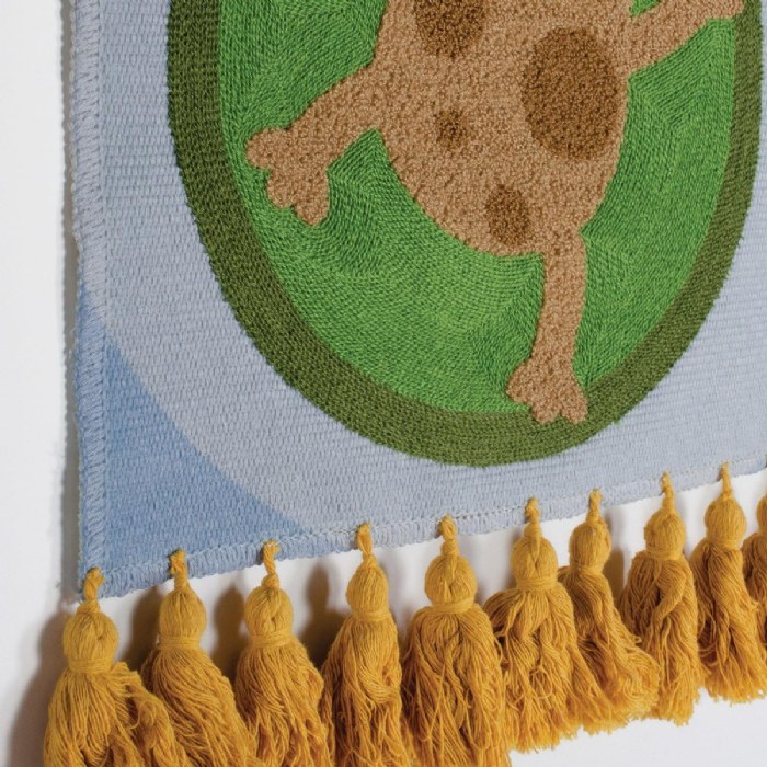 Alternate Image #1 of Frog Woven Tapestry