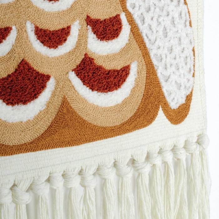 Alternate Image #1 of Owl Woven Tapestry