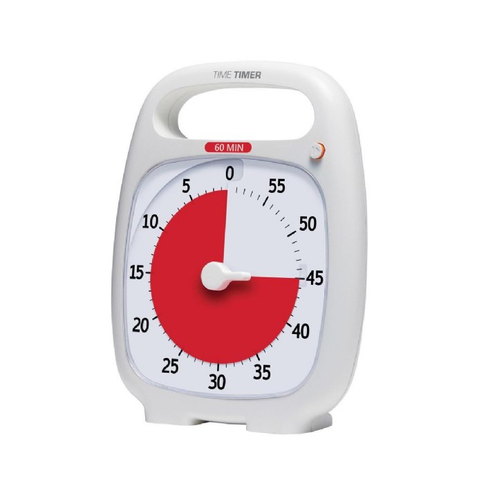 Alternate Image #1 of Time Timer&reg; Plus 60-Minute - White