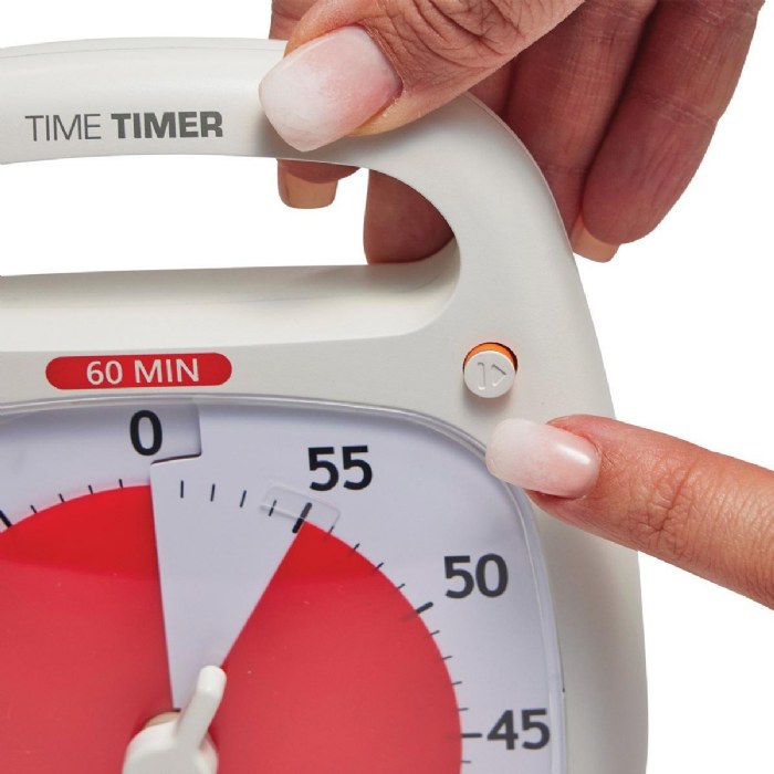 Alternate Image #1 of Time Timer&reg; Plus 60-Minute - White