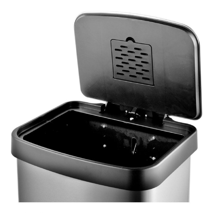 Alternate Image #1 of Stainless Steel Trash Can - 13 Gallons