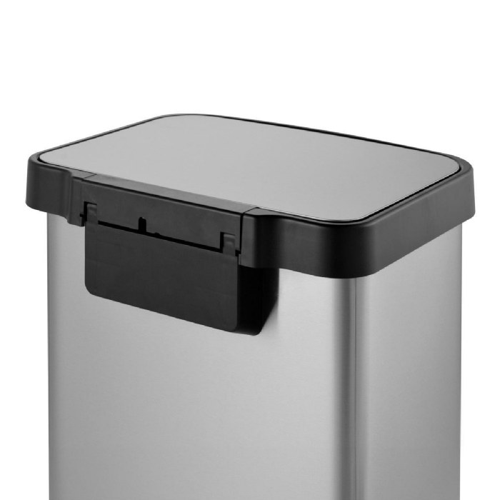 Alternate Image #1 of Stainless Steel Trash Can - 13 Gallons