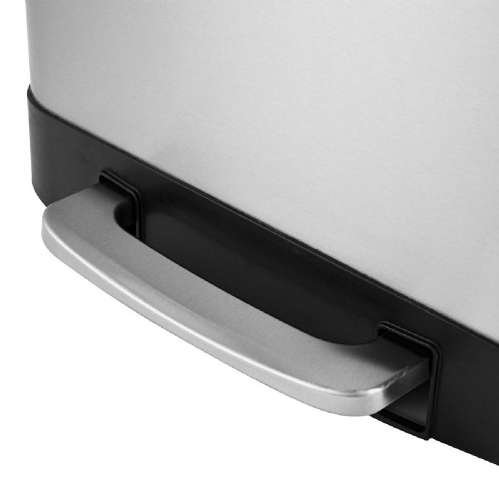 Alternate Image #1 of Stainless Steel Trash Can - 13 Gallons