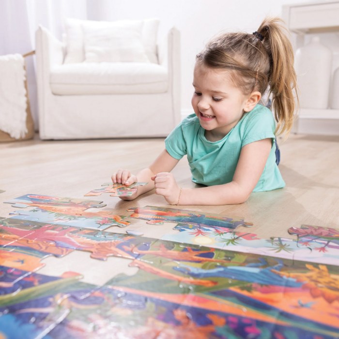 Alternate Image #1 of Dinosaur Floor Puzzle 48 PCS