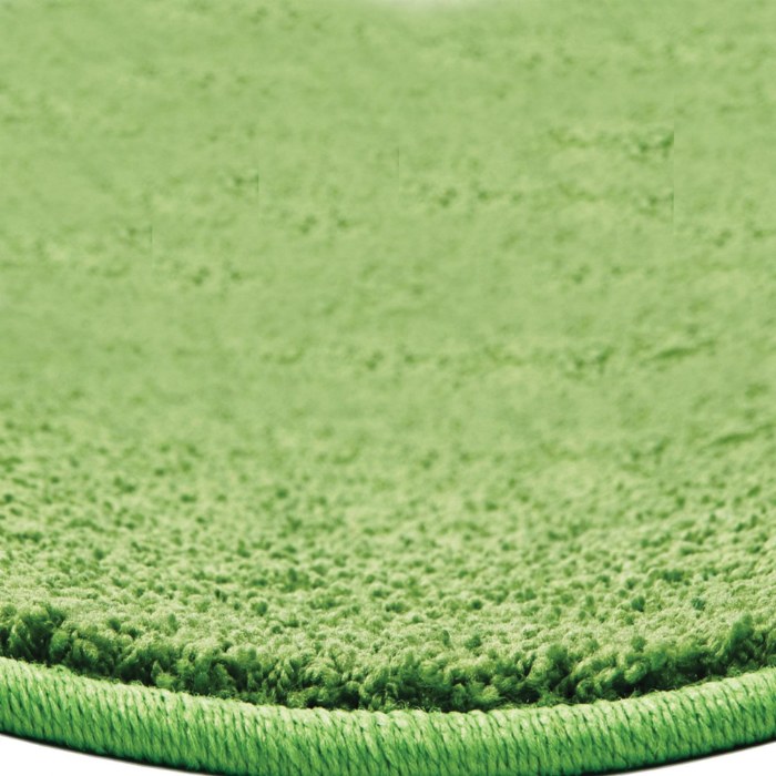 Alternate Image #1 of KIDply&reg; Soft Solids Carpet - 6 ft Round - Grass Green