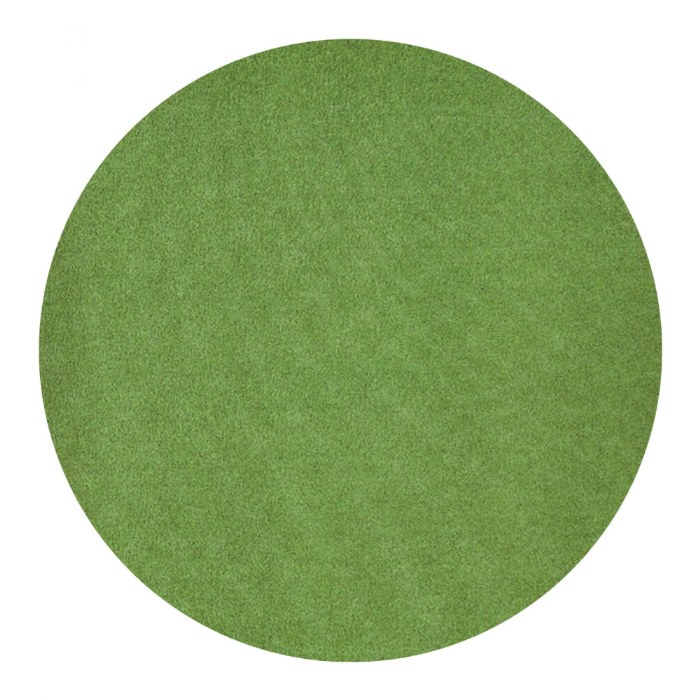Primary Image of KIDply&reg; Soft Solids Carpet - 6 ft Round - Grass Green