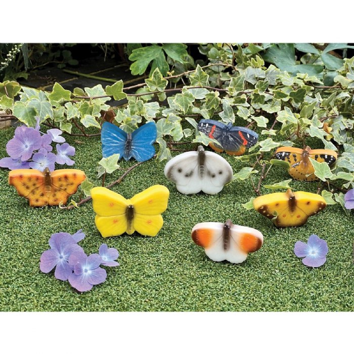 Alternate Image #1 of Sensory Play Stones: Butterflies - 8 Pieces