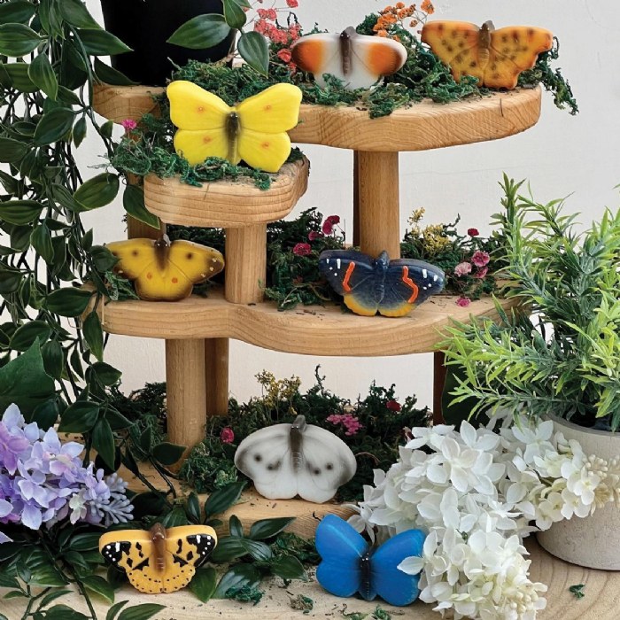 Alternate Image #1 of Sensory Play Stones: Butterflies - 8 Pieces