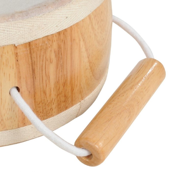 Alternate Image #1 of Wooden Barrel Drum with 2 Mallets